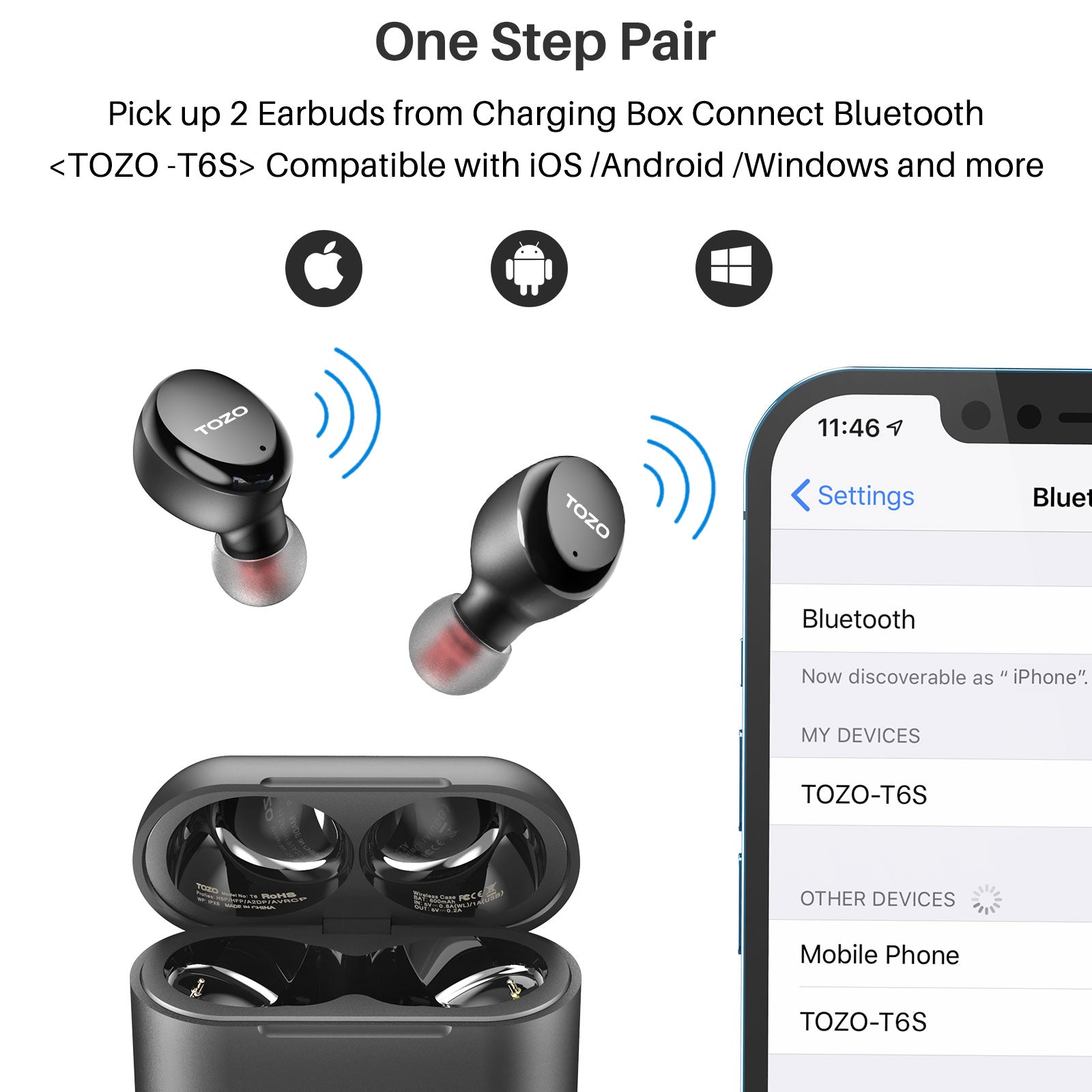TOZO T6S