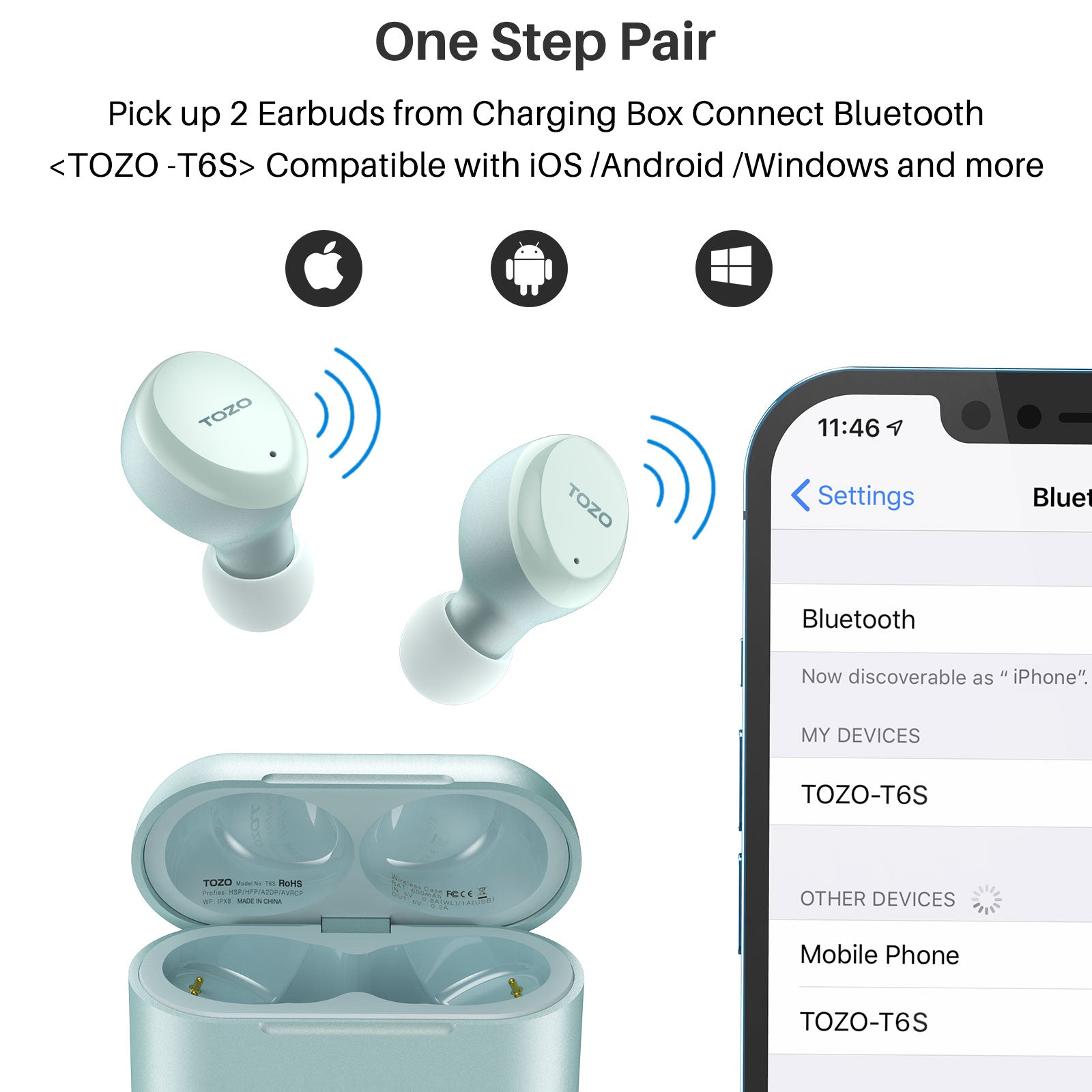 TOZO T6S